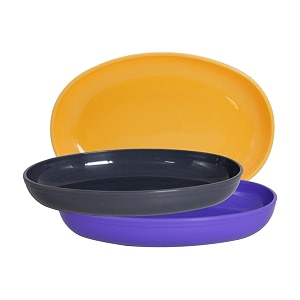 wonder homeware prime sigma snacker mixing bowl 500 ml set of 3 multicolor yellow grey violet