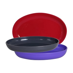 wonder homeware prime sigma snacker mixing bowl 500 ml set of 3 multicolor red grey violet