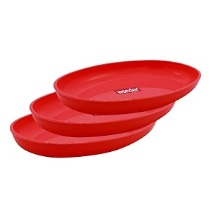 wonder homeware prime sigma snacker mixing bowl 500 ml set of 3 multicolor red