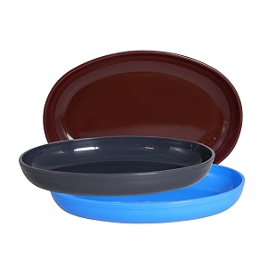 wonder homeware prime sigma snacker mixing bowl 500 ml set of 3 multicolor blue brown grey