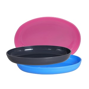 wonder homeware prime sigma snacker mixing bowl 500 ml set of 3 multicolor blue grey pink