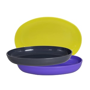 wonder homeware prime sigma snacker mixing bowl 500 ml set of 3 multicolor green grey violet