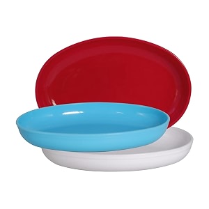 wonder homeware prime sigma snacker mixing bowl 500 ml set of 3 multicolor red cyan white