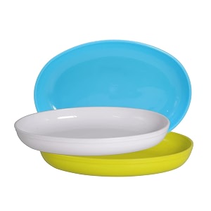 wonder homeware prime sigma snacker mixing bowl 500 ml set of 3 multicolor cyan green white