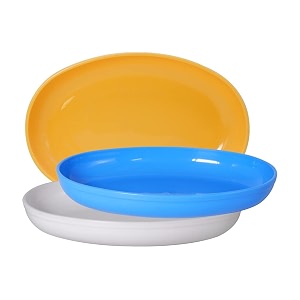 wonder homeware prime sigma snacker mixing bowl 500 ml set of 3 multicolor yellow cyan white