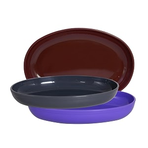 wonder homeware prime sigma snacker mixing bowl 500 ml set of 3 multicolor brown grey violet