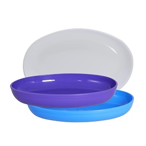 wonder homeware prime sigma snacker mixing bowl 500 ml set of 3 multicolor blue white violet