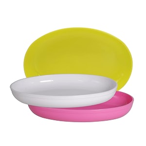 wonder homeware prime sigma snacker mixing bowl 500 ml set of 3 multicolor green white pink