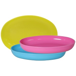 wonder homeware prime sigma snacker mixing bowl 500 ml set of 3 multicolor pink cyan green