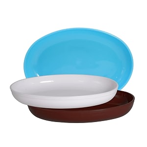 wonder homeware prime sigma snacker mixing bowl 500 ml set of 3 multicolor cyan brown white