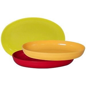 wonder homeware prime sigma snacker mixing bowl 500 ml set of 3 multicolor green yellow red