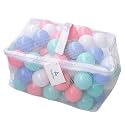 Wonder Space Soft Pit Balls, Chemical-Free Crush Proof Plastic Ocean Ball, BPA Free with No Smell, Safe for Toddler Ball Pit/Kiddie Pool/Indoor Baby Playpen