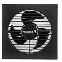 WONDER STAR 8 Inch (200mm) Axial Exhaust Fan | High Air Delivery, Low Noise | 25W Powerful Ventilation Fan for Kitchen, Bathroom, Office &amp; Home | 1350 RPM | 230V | Black