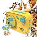 WonderBuddy StoryBox, Kids Audio Player, 500+ Stories & Rhymes, Dino