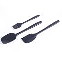 Wonderchef Ambrosia Silicone Kitchen Tools Set of 3 Pcs. | Spatula, Spoon, Brush | Food-Grade Silicone | Use for Flipping, Turning, Scrapping, Mixing, Stirring | Odour and Stain Free