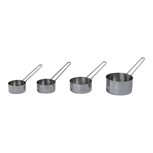 wonderchef ambrosia stainless steel measuring cups  set of 4