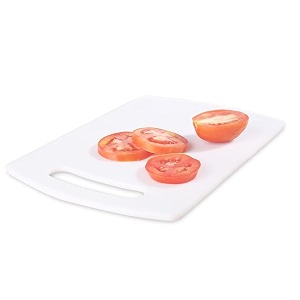wonderchef ambrosia vegetable chopping board  11534 x 834  6mm thickness  crack-resistant and unbreakable  odour and stain resistant  easy to clean  white