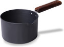 WONDERCHEF Ebony Sauce Pan 16 cm diameter 2 L capacity (Hard Anodised, Induction Bottom)