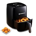 Wonderchef Neo Digital Air Fryer | 1000W, 2 Litres | Rapid Air Technology | Non-stick Basket | Auto Shut-off | Touch Screen | Fry, Bake, Grill, Roast | Cool Touch Handle | 2-Year Warranty | Black