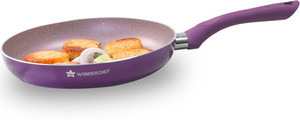 wonderchef royal velvet fry fry pan 24 cm diameter 18 l capacity aluminium non-stick induction bottom