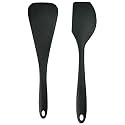 Wonderchef Waterstone Silicone Solid Spatula, Black &amp; Waterstone Silicone Spatula, Black Combo