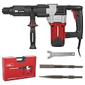 WONDERCUT WC-DHP-008-B Heavy Duty Demolition Hammer with 35mm Cylinder, 100% Copper | 1800W, 3850 BPM, 23J Impact | Includes 2 Pcs 17mm Hex Chisel & Spanner, BMC Box | Professional Use | Blue & Black