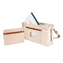 WONDERFOLD Universal Parent Console Stroller Organizer with Insulated Cup Holders, Hook &amp; Loop Closure Handle Attachment, 2 Storage Pockets, Removable Shoulder Strap for Easy Transport