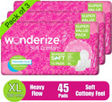 Wonderize Soft Comfort XL Sanitary Napkin 45