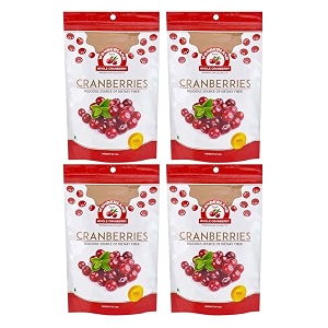 wonderland foods 800g 200g x 4 healthy amp tasty californian whole amp dried cranberry pouch