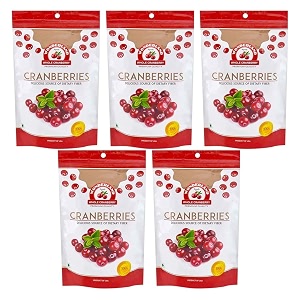 wonderland foods 1kg 200g x 5 healthy amp tasty californian whole amp dried cranberry pouch