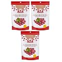 Wonderland Foods 600g (200g X 3) Healthy &amp; Tasty Dried Californian Whole Cranberry Pouch