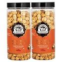 Wonderland Foods 200g (100g X 2) Roasted &amp; Flavoured Peri Peri Makhana (Foxnut) Jar