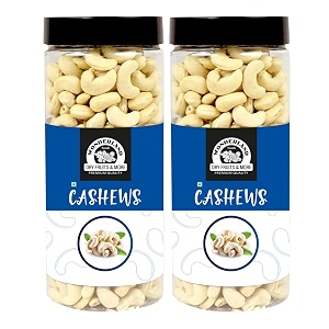 wonderland foods 900g 450g x 2 whole raw cashew kaju w320-grade jar