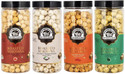 WONDERLAND Roasted Makhana Thai Sweet Chilli, Sea Salt Vinegar, Peri Peri & Mint Chatpata Assorted Nuts (4 x 100 g)