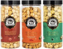 WONDERLAND Roasted Makhana Thai Sweet Chilli, Peri Peri & Mint Chatpata Foxnuts Assorted Nuts (3 x 100 g)