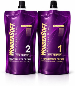 Wondersoft Keratin Hair Straightening Kit Professional Straightener