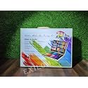 Art and Craft Supplies, 251-Pack Drawing Painting Set for Kids Girls Boys Teens, Coloring Art Kit Gift Case: Crayon, Oil Pastel, Watercolors Cake, Pencil Marker, Sketch Paper (251 wooden set)
