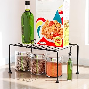 wonderstand racko  gi steel multipurpose dish rack shelf divider for kitchen cabinetsplate standutensil rack black