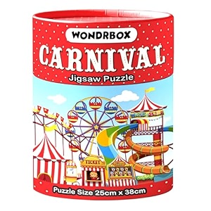 wondrbox jigsaw puzzle for kids for age 5 6 7 years boys and girls  60 pieces  size 15x10 inches carnival puzzle