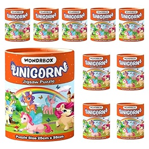 wondrbox jigsaw puzzle for kids for age 5 6 7 years boys and girls  60 pieces  size 15x10 inches unicorn 10