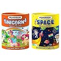 WONDRBOX Jigsaw Puzzle for Kids for Age 5 6 7 Years Boys and Girls | 60 Pieces | Size 15X10 Inches (Unicorn+Space)