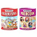 WONDRBOX Jigsaw Puzzle for Kids for Age 5 6 7 Years Boys and Girls | 60 Pieces | Size 15X10 Inches (Princess + Carnival)