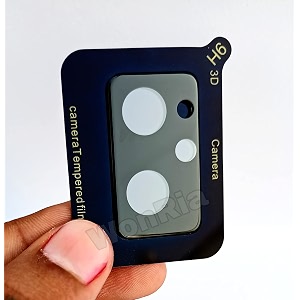 wonria back camera glass protector for realme 9i 4g camera lens protector guard true 3d premium ultra thin high definition anti scratch tempered glass black