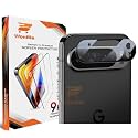 WonRia Back Camera Lens Protector for Google Pixel 9 Pro XL 5G [ with Sensor Hole] Camera Glass Protector Guard 3D Premium - Black