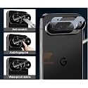 WonRia Back Camera Lens Protector for Google Pixel 9 5G [ with Sensor Hole] Camera Glass Protector Guard 3D Premium - Black
