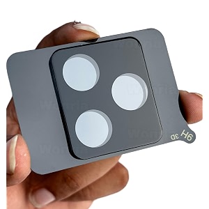 wonria back camera lens protector for realme gt 6t  realme gt 6 5g camera glass protector guard 3d premium - black