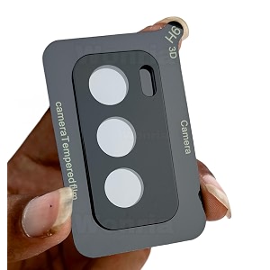wonria back camera lens protector for reno 12  reno 12 pro 5g camera glass protector guard 3d premium - black