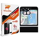WonRia Back Camera Lens Protector for Samsung Galaxy Z Flip 6 5G Camera Glass Protector Guard [3D Premium] - Black