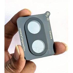 wonria back camera lens protector for vivo t3 lite 5g camera glass protector guard 3d premium - black