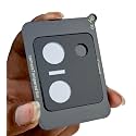 WonRia Back Camera Lens Protector for Vivo Y200 Pro 5G Camera Glass Protector Guard [3D Premium] - Black